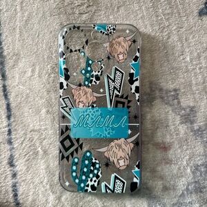 Stylish Blue and Black Phone Case